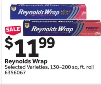 Stop&Shop Reynolds wrap offer