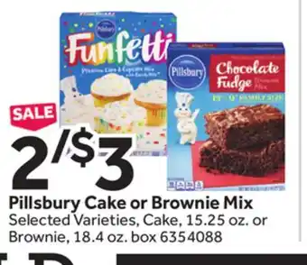 Stop&Shop Pillsbury cake or brownie mix offer