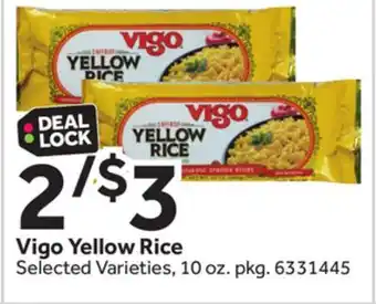 Stop&Shop Vigo yellow rice offer