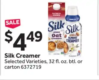 Stop&Shop Silk creamer offer