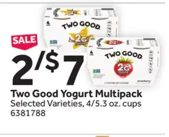 Stop&Shop Two good yogurt multipack offer