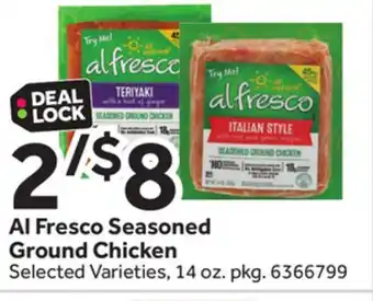 Stop&Shop Al fresco seasoned ground chicken offer