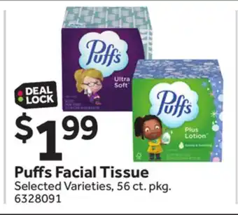 Stop&Shop Puffs facial tissue offer