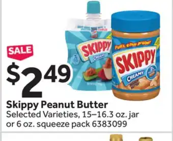 Stop&Shop Skippy peanut butter offer