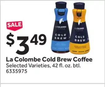 Stop&Shop La colombe cold brew co ee offer