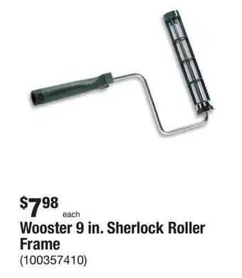 The Home Depot Wooster 9 in. sherlock roller frame offer