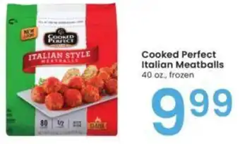 Albertsons Cooked Perfect Italian Meatballs 40 oz. offer