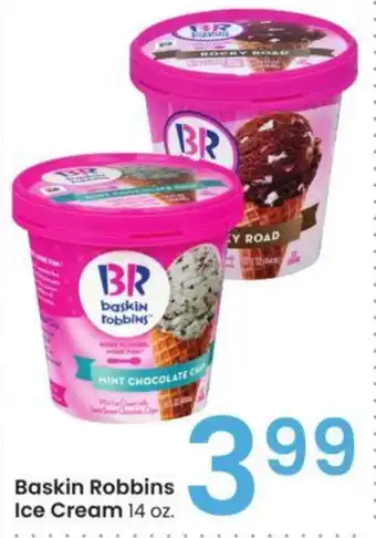 Albertsons Baskin Robbins Ice Cream 14 oz. offer