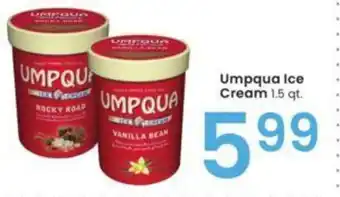 Albertsons Umpqua Ice Cream 1.5 qt. offer