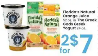 Albertsons Florida's Natural Orange Juice offer