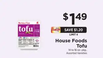 ShopRite House foods tofu offer