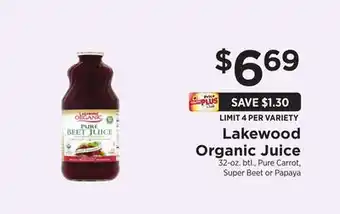 ShopRite Juice offer