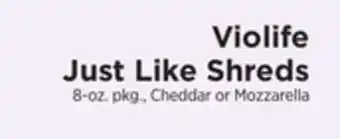 ShopRite Violife just like shreds offer