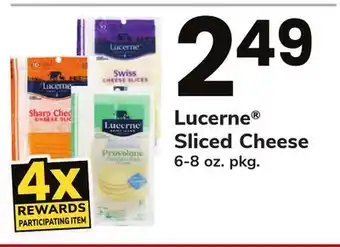 ACME Lucerne sliced cheese offer