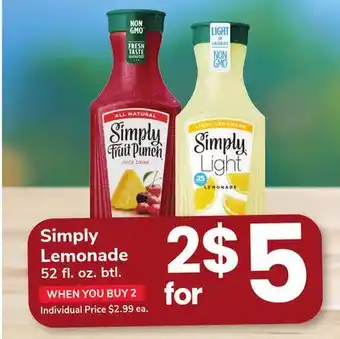 ACME Simply lemonade offer