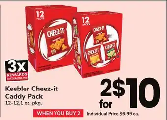 ACME Keebler cheez-it caddy pack offer