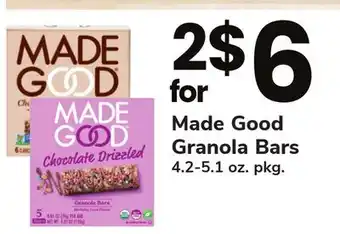 ACME Made good granola bars offer