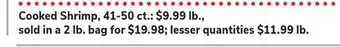 ACME Cooked shrimp offer