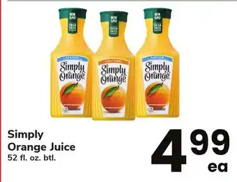 ACME Simply orange juice offer