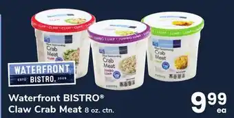 ACME Waterfront bistro claw crab meat offer