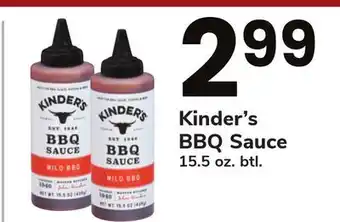 ACME Kinder's bbq sauce offer