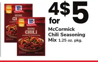 ACME Mccormick chili seasoning mix offer