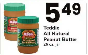 ACME Teddie all natural peanut butter offer