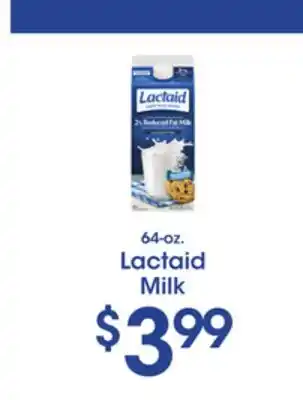 Price Rite Lactaid milk offer