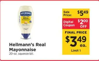 ShopRite Real mayonnaise offer