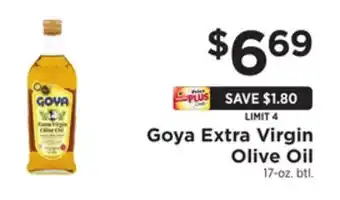 ShopRite Extra virgin olive oil offer