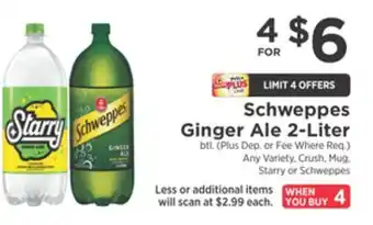 ShopRite Ginger ale 2-liter offer