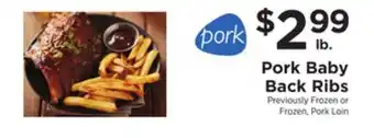 ShopRite Pork baby back ribs offer