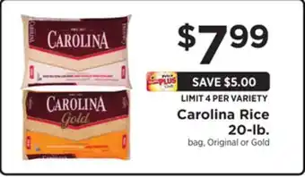 ShopRite Rice 20-lb offer