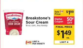 ShopRite Sour cream offer