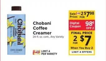 ShopRite Coffee creamer offer