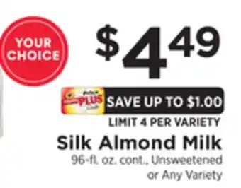 ShopRite Almond milk offer