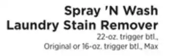 ShopRite Laundry stain remover offer
