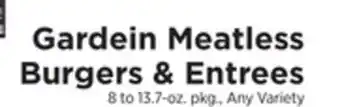 ShopRite Meatless burgers & entrees offer