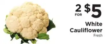 ShopRite White cauliflower offer