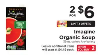 ShopRite Imagine organic soup offer