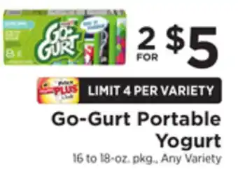 ShopRite Portable yogurt offer