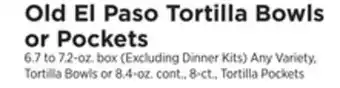 ShopRite Tortilla bowls or pockets offer
