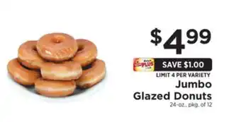 ShopRite Jumbo glazed donuts offer