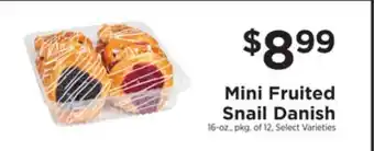ShopRite Mini fruited snail danish offer