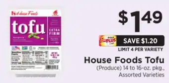 ShopRite House foods tofu offer