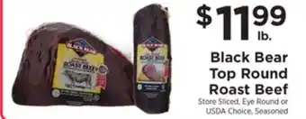 ShopRite Top round roast beef offer