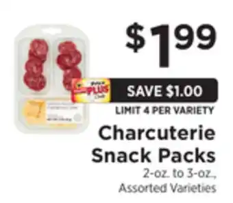 ShopRite Charcuterie snack packs offer