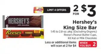 ShopRite King size bar offer