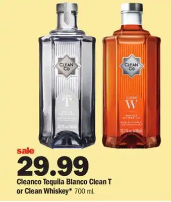 Meijer Cleanco tequila blanco clean t or clean whiskey offer