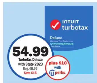 Meijer Turbotax deluxe with state 2023 offer